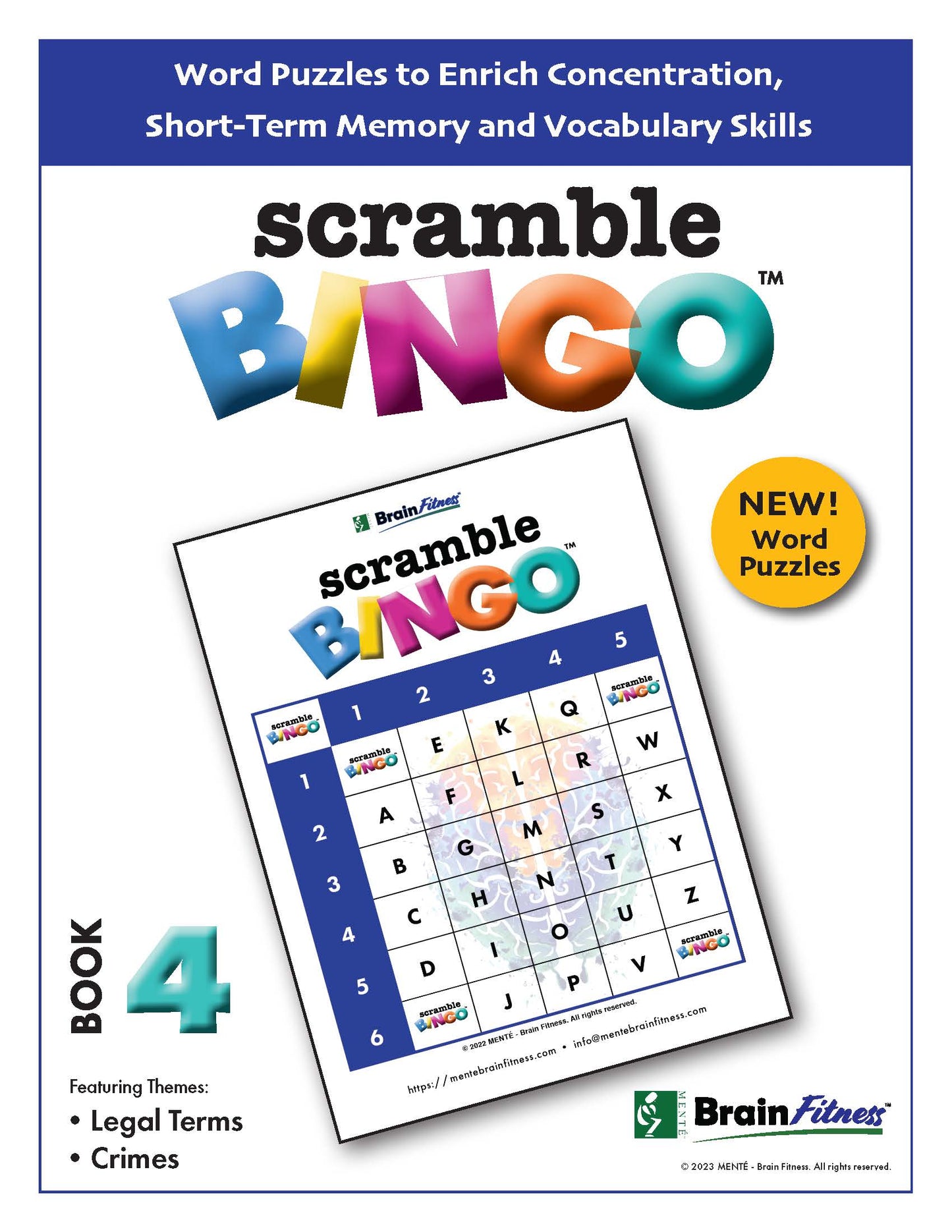 Scramble Bingo™ Puzzle Book 4