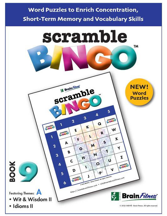 Scramble Bingo™ Puzzle Book 9