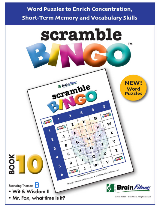 Scramble Bingo™ Puzzle Book 10